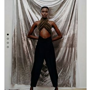 Zara limited edition draped pants